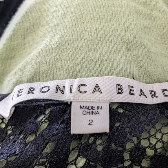 Veronica Beard Black Lace Dress, Sz 2, EUC - Picture 3 of 4